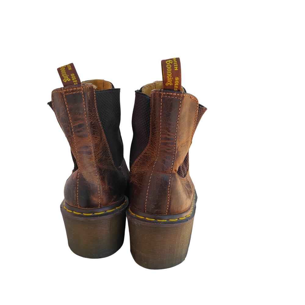 Dr. Martens Cadence Brown Leather Chelsea Boots Size 11 US - Picture 4 of 6